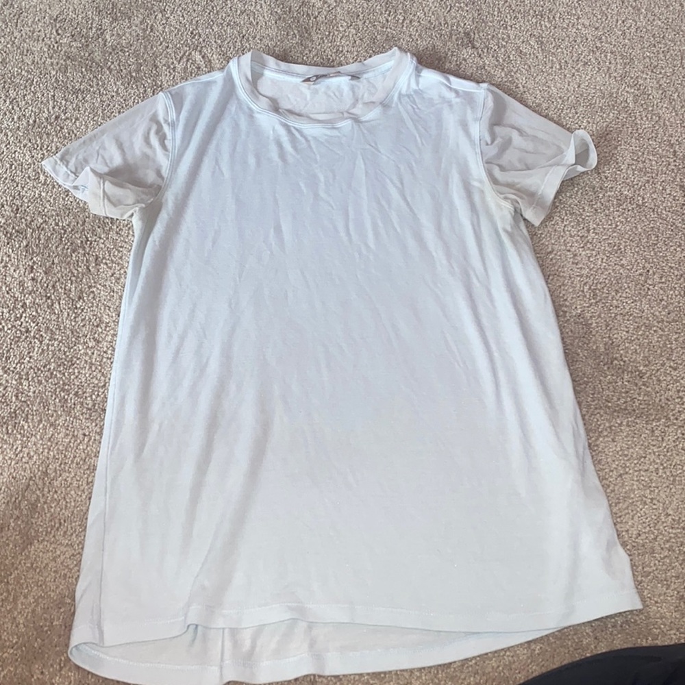 ATHLETA women’s small blue mesh sleeve top